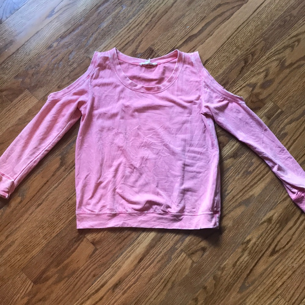 Cozy cold shoulder sweater